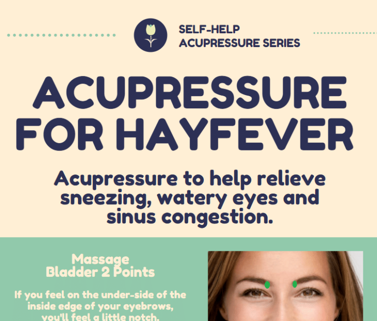 acupressure for hayfever